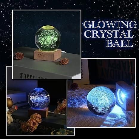 Luminous Crystal Sphere – Elevate Your Space with Magical Glow