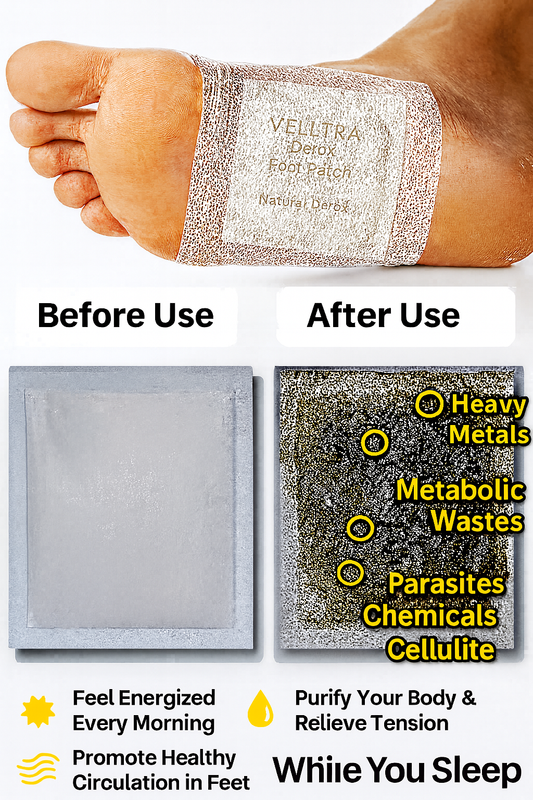 ManiaMart Herbal Foot Cleansing Patches (10-Pack) – Restorative Wellness While You Sleep